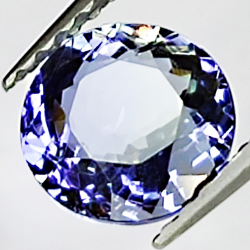 1.23ct Tanzanite taglio rotondo 6x6mm