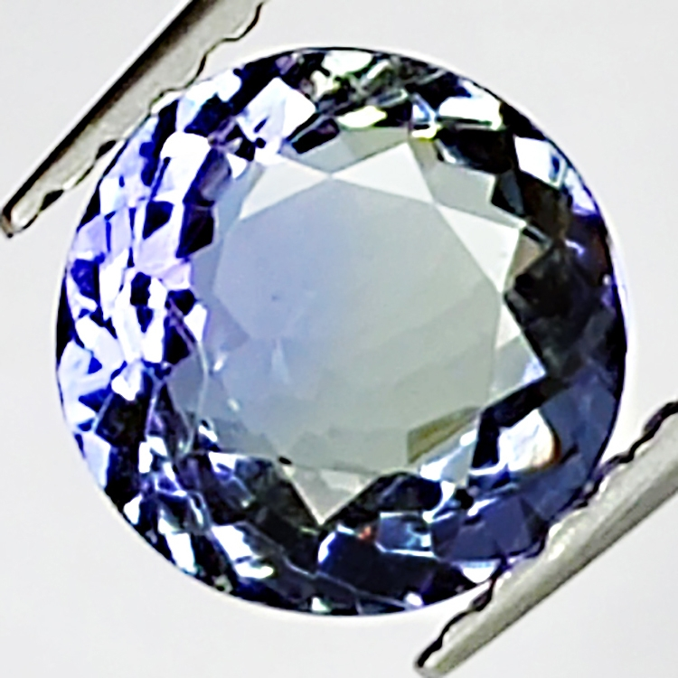 1.23ct Tanzanite round cut 6x6mm