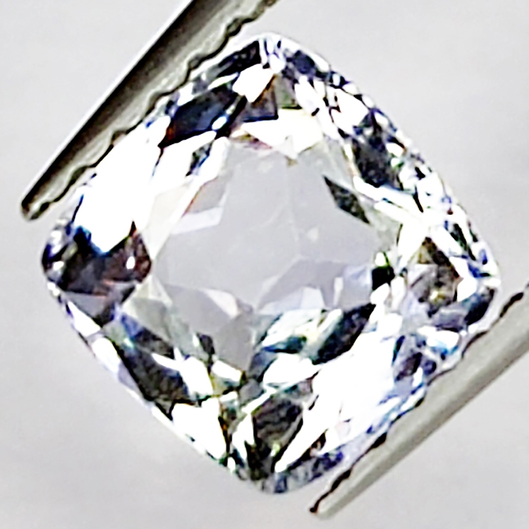 1,51ct Tansanit quadratischer schliff 6x6mm