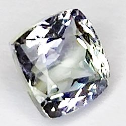 1,51ct Tansanit quadratischer schliff 6x6mm