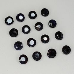 Spinello nero taglio rotondo 1mm 1000pz