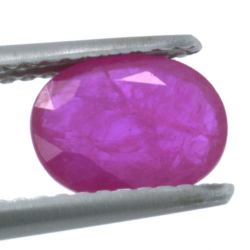 1,04ct Ruby Oval Cut