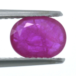 1,04ct Ruby Oval Cut