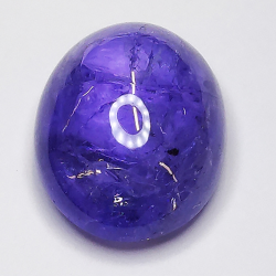 5.57ct Tanzanite cabochon oval 12.3x9.3mm