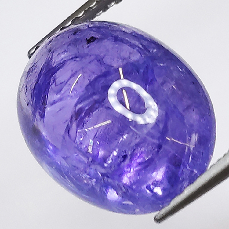 5.57ct Tanzanite cabochon oval 12.3x9.3mm