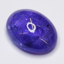 5.57ct  Tanzanite cabochon ovale 12.3x9.3mm