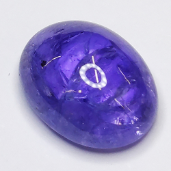 5.57ct Tanzanite cabochon oval 12.3x9.3mm