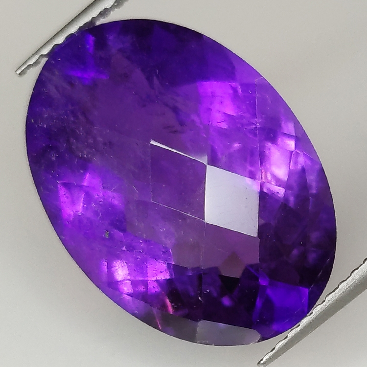 Amethyst oval geschnittenes Schachbrett 18.00x13.00mm 1pz