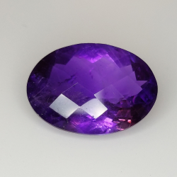 Amethyst oval geschnittenes Schachbrett 18.00x13.00mm 1pz