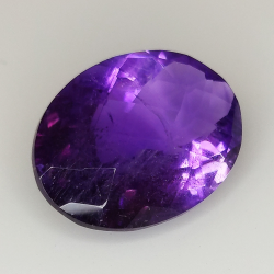 Amethyst oval geschnittenes Schachbrett 18.00x13.00mm 1pz