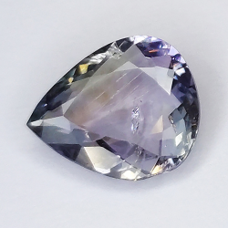 1,96ct Tansanit birneschliff 9,6x8,2mm