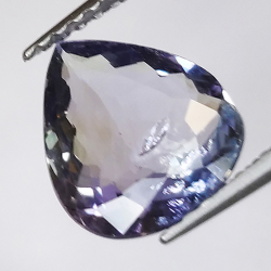 1.96ct Tanzanite taglio pera 9.6x8.2mm