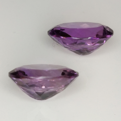 Amethyst oval geschnitten 12.00x10.00mm 2pz