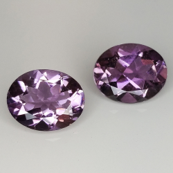 Amethyst oval cut 10.00x8.00mm 4pcs