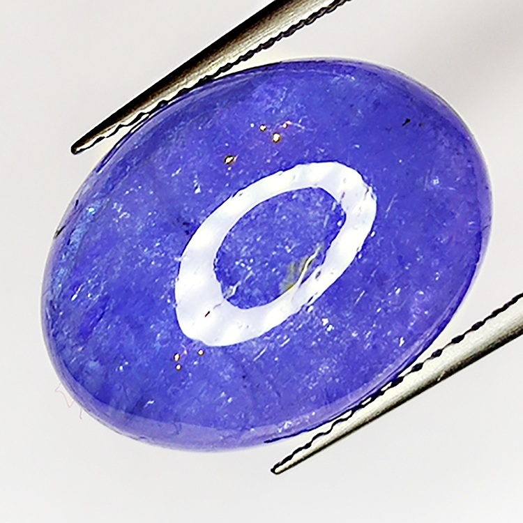 12.79ct Tanzanite cabochon oval 16.8x12.5mm