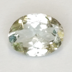 1.00ct Yellow Tourmaline oval cut 7.6x5.8mm