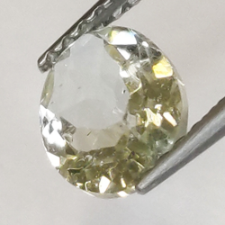 1.00ct Tormalina Gialla taglio ovale 7.6x5.8mm