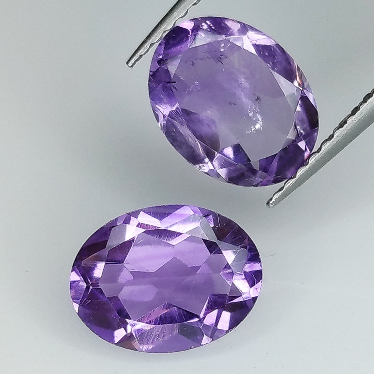 Amethyst oval cut 9.00x7.00mm 6pcs