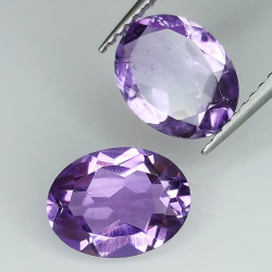 Amethyst oval cut 9.00x7.00mm 6pcs