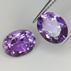 Amethyst oval geschnitten 9.00x7.00mm 10St