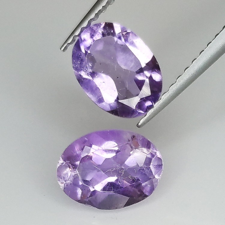 Amethyst oval geschnitten 8.00x6.00mm 5St