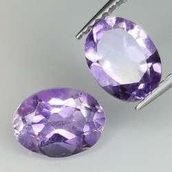 Amethyst oval geschnitten 8.00x6.00mm 5St