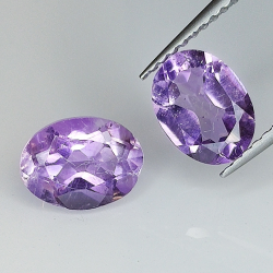 Amethyst oval geschnitten 8.00x6.00mm 5St