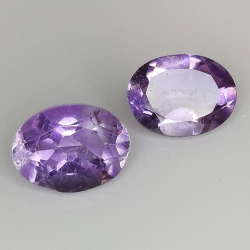 Amethyst oval geschnitten 8.00x6.00mm 5St