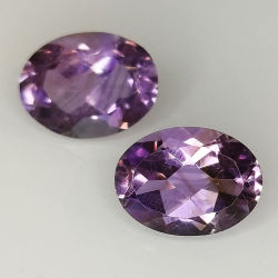 Amethyst oval geschnitten 8.00x6.00mm 6St