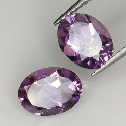 Amethyst oval geschnitten 8.00x6.00mm 6St