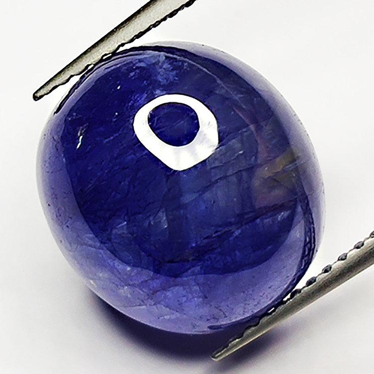 12.36ct Blue Sapphire cabochon round 12x12mm