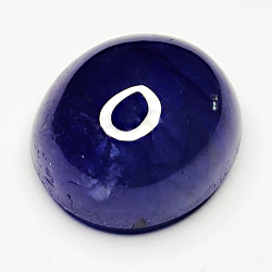 12.36ct Zaffiro Blu cabochon rotondo 12x12mm