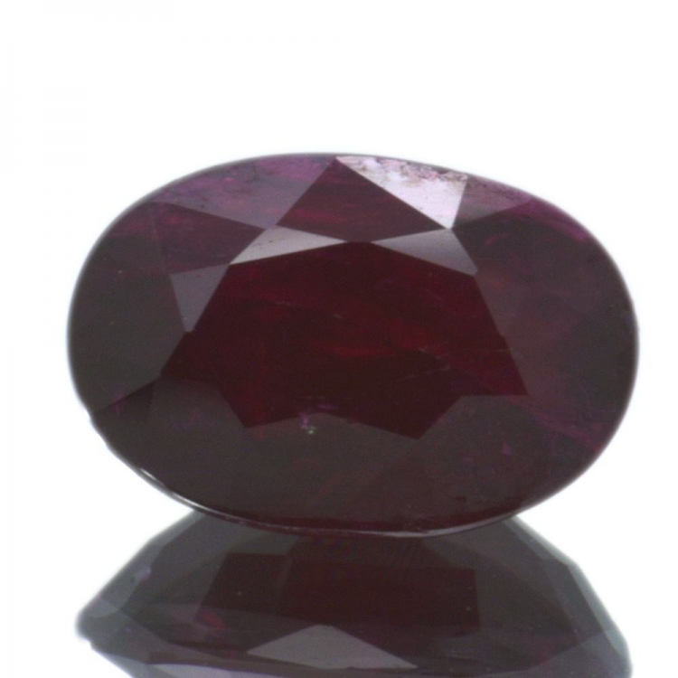 2,57ct Ruby Oval Cut