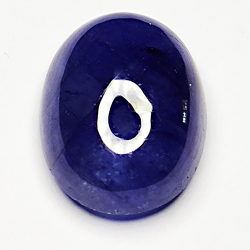 9,87ct Blauer Saphir cabochon oval 14x10mm