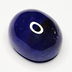 9,09ct Blauer Saphir cabochon ovaler 12x9mm