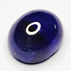 16.83ct Zaffiro Blu cabochon ovale 14x12mm