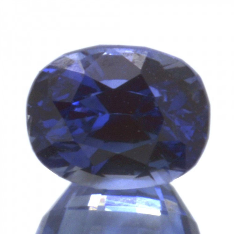 Saphir Bleu 1,17ct Taille Ovale 5,92x4,67