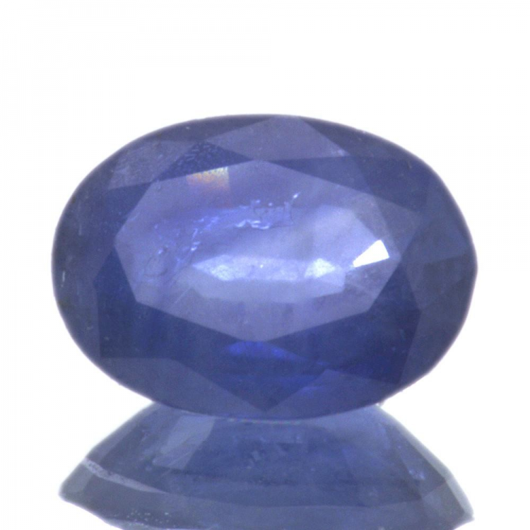 Zaffiro blu a taglio ovale da 1,35 ct, 7,77 x 5,86 mm