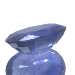 Saphir bleu 1,35 ct taille ovale 7,77x5,86 mm