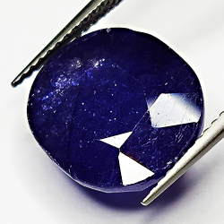 12.10ct Blue Sapphire coupe ovale 14x12mm