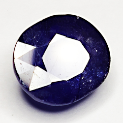 12,10ct Blauer Saphir ovalschliff 14x12mm