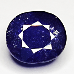 12,10ct Blauer Saphir ovalschliff 14x12mm