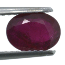 1,24ct Ruby Oval Cut