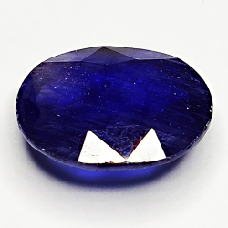 8.81ct Zaffiro Blu taglio ovale 15x13mm