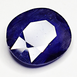 8.81ct Blue Sapphire oval cut 15x13mm