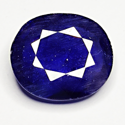 8,81ct Blue Sapphire ovale coupe 15x13mm