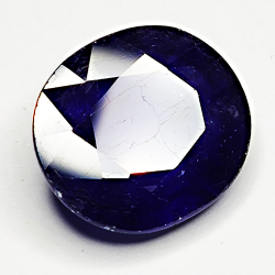 10.75ct Blue Sapphire oval cut 14x12mm