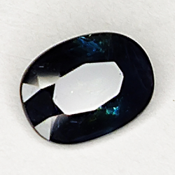 0,99ct Saphir Fête ovale coupe 6x5mm