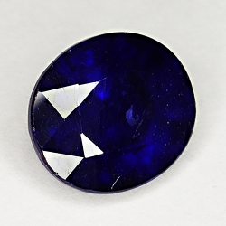 9.87ct Zaffiro Blu taglio ovale 12x11mm