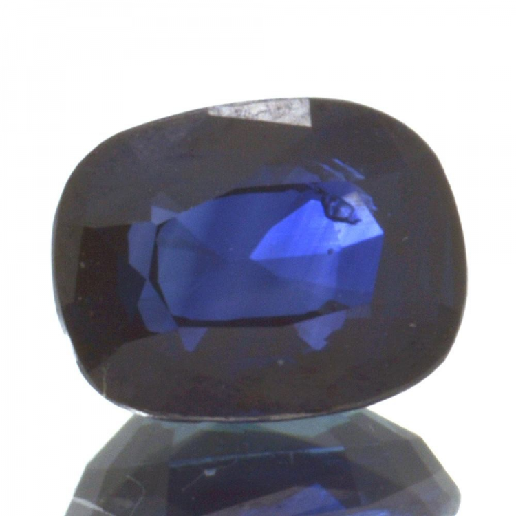 1,30 ct blauer Saphir im Ovalschliff 6,89 x 5,33 mm